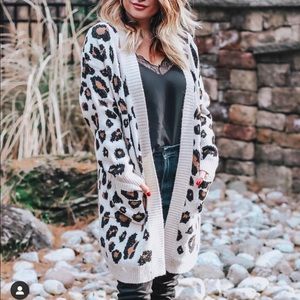 Leopard Print Cardigan